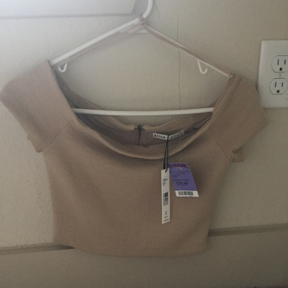 Alice + Olivia crop top